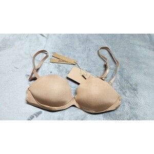 Skims‎ 30A Sand Beige Ultimate Push Up Strapless Bra BA-BAN-9056 NWT